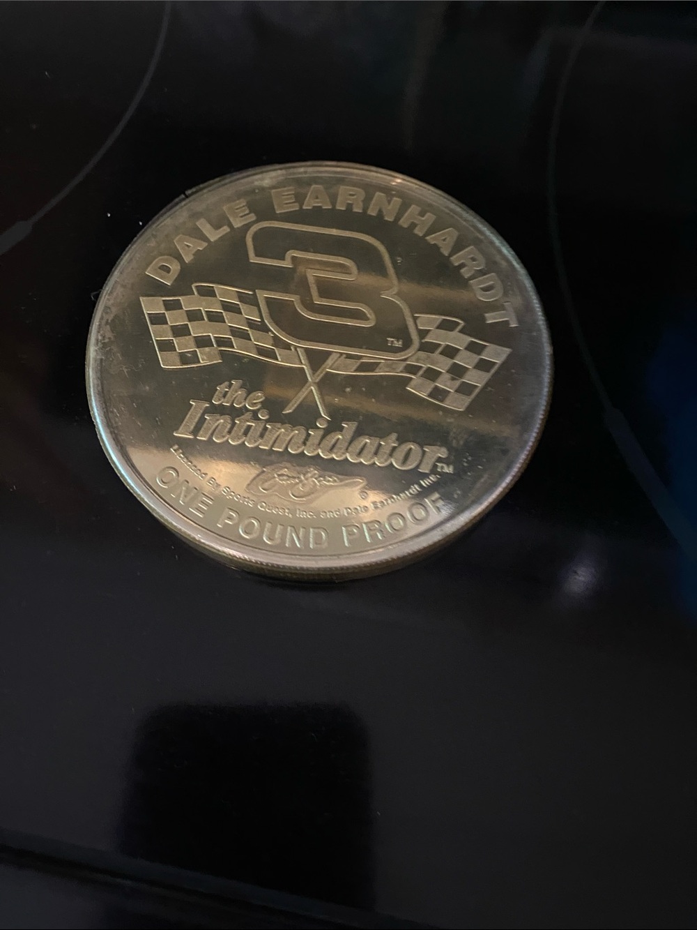 Nascar Dale Earnhardt 'The Intimidator' Commemorative Coin - Silver
